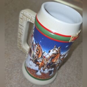 Budweiser Multicolor Clydesdale Stein